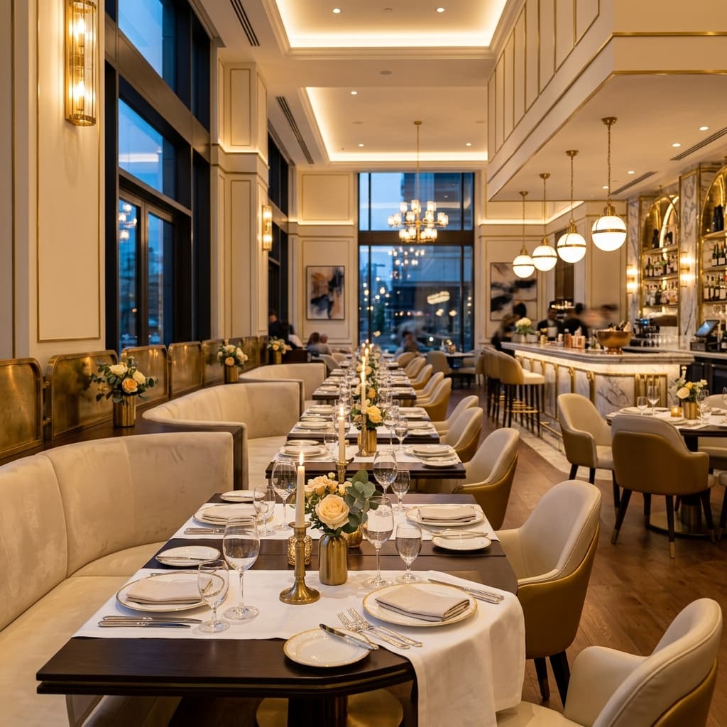 Aura Restaurant Interior